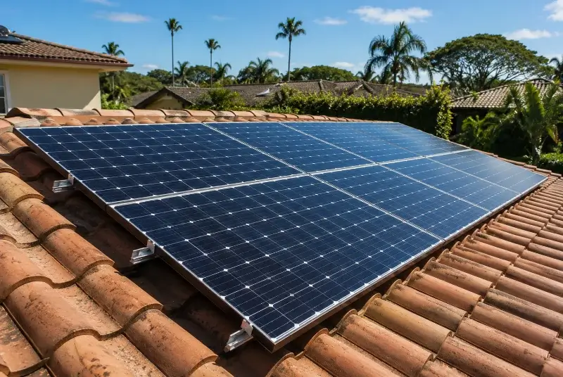 Installation de panneaux solaires à Villate